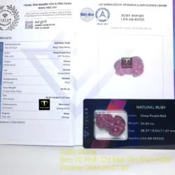 Tỳ hưu Ruby Nam Phi chạm tay tinh xảo - Ảnh 2