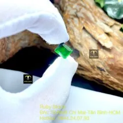 Mặt nhẫn hình chữ nhật ngọc Phỉ Thúy Mực Dục - Hình ảnh 3