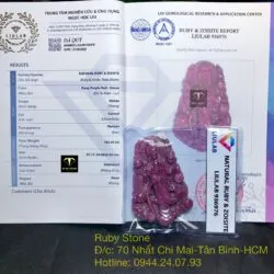 Phật quan âm Ruby Nam Phi, kích thước 57mm - Hình ảnh 7
