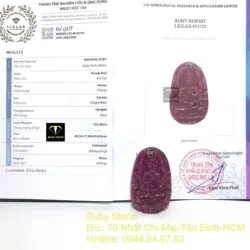 Phật bản mệnh - Thiên thủ thiên nhãn Ruby Nam Phi, KT 43mm - Ảnh 2