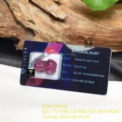 Tỳ hưu Ruby Nam Phi chạm tay tinh xảo - Ảnh 4