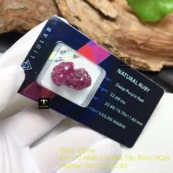 Tỳ hưu Ruby Nam Phi đỏ tạc tay - Ảnh 3