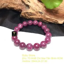 Vòng tay Ruby Nam Phi VIP 11,5 ly - Hình ảnh 6