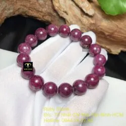 Vòng tay Ruby Nam Phi VIP 11,5 ly - Hình ảnh 4