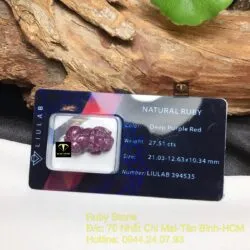 Tỳ hưu Ruby Nam Phi đỏ chạm tay - Ảnh 6