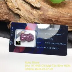 Tỳ hưu Ruby Nam Phi đỏ chạm tay - Ảnh 5