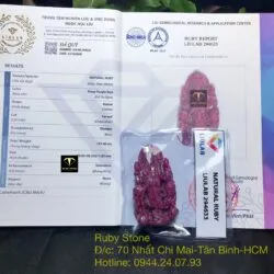 Phật bà quan âm Ruby Nam Phi, kích thước 50mm - Ảnh 7