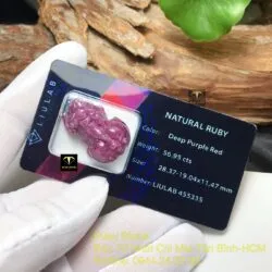 Tỳ hưu Ruby Nam Phi chạm tay tinh xảo