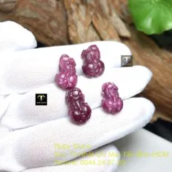 Tỳ hưu Ruby Nam Phi, size nhẫn nữ