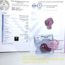 Thiềm thừ (Cóc ba chân) Ruby Nam Phi tạc tay - Ảnh 2