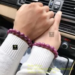 Vòng cặp đôi chuỗi Ruby Nam Phi 11 ly - Ảnh 5