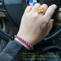 Vòng chuỗi Ruby Nam Phi 6,5 ly - Hình ảnh 4