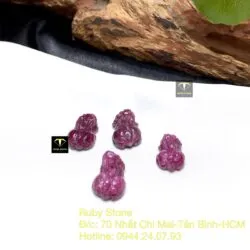 Tỳ hưu Ruby Nam Phi, size nhẫn nữ - Ảnh 5