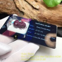 Tỳ hưu Ruby Nam Phi đỏ chạm tay - Ảnh 3