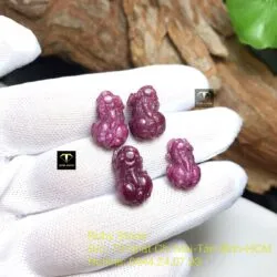 Tỳ hưu Ruby Nam Phi, size nhẫn nữ - Ảnh 3