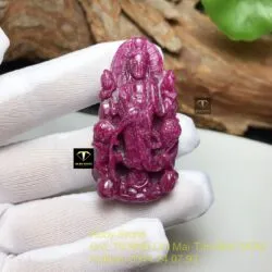 Phật bà quan âm Ruby Nam Phi, kích thước 50mm