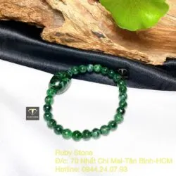 Vòng chuỗi cẩm thạch 6 ly mix lu thống ngọc Cẩm thạch sơn thuỷ - Ảnh 6