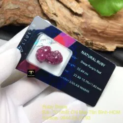 Tỳ hưu Ruby Nam Phi đỏ tạc tay