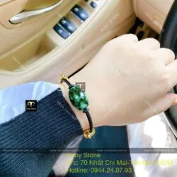 Lu thống ngọc cẩm thạch sơn thuỷ xanh lý