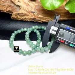 Vòng chuỗi ngọc Cẩm thạch đậu lý 7,3 ly - Ảnh 2