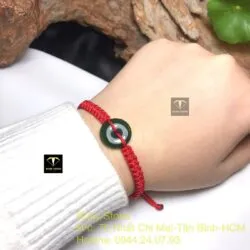 Đồng điếu Ngọc bích xanh đậm VIP, KT 15mm - Ảnh 3