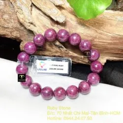 Vòng chuỗi Ruby Nam Phi 12,3 ly