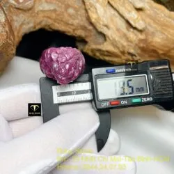Nhẫn thiềm thừ Ruby Nam Phi, đường kính 19,5mm - Ảnh 8