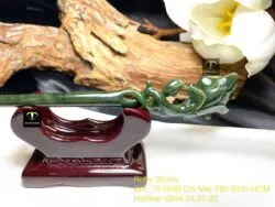 Trâm cài tóc hoa mộc lan ngọc bích Canada - Ảnh 2