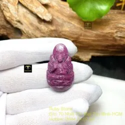A Di Đà - Phật bản mệnh Ruby Nam Phi, kích thước 34mm
