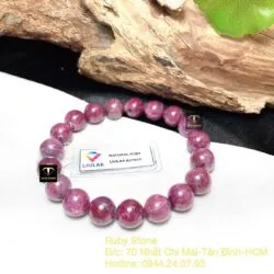 Vòng chuỗi Ruby Nam Phi 10,8 ly