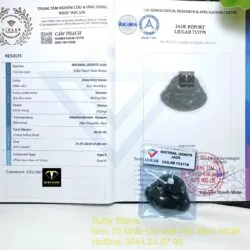 Phật Di Lặc lam ngọc, KT 23x26mm - Ảnh 6