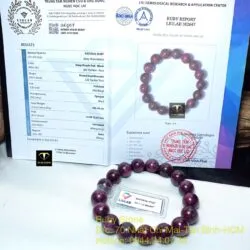 Vòng chuỗi Ruby Nam Phi 12,3 ly - Ảnh 2