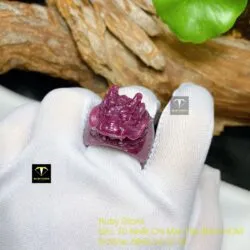 Nhẫn đầu rồng Ruby Nam Phi chạm tay tinh xảo - Ảnh 8
