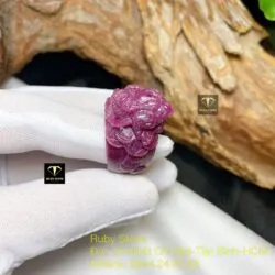 Nhẫn thiềm thừ Ruby Nam Phi, đường kính 19,5mm - Ảnh 5