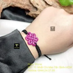 Vòng tay Đồng tâm kết Ruby Nam Phi