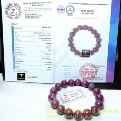 Vòng chuỗi Ruby Nam Phi 12 ly - Ảnh 4