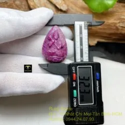 Đại thế chí bồ tát - Phật bản mệnh Ruby Nam Phi, kích thước 32mm - Ảnh 4