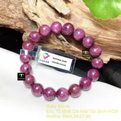 Vòng chuỗi Ruby Nam Phi 11,5 ly