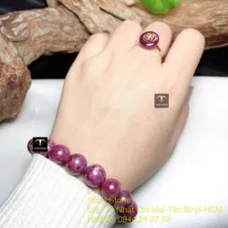 Vòng chuỗi Ruby Nam Phi 11,9 ly - Ảnh 3