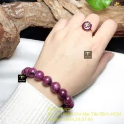 Vòng chuỗi Ruby Nam Phi 11,5 ly - Ảnh 5