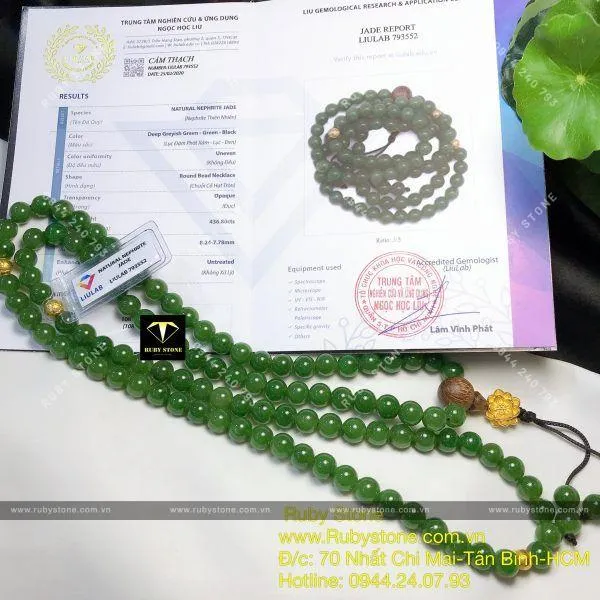 Ý nghĩa của tràng hạt - 108 hạt ngọc bích trong Phật giáo
