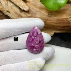 Đại thế chí bồ tát - Phật bản mệnh Ruby Nam Phi, kích thước 32mm - Ảnh 3