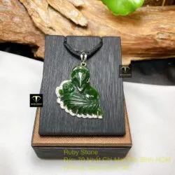 Hồ ly ngọc bích Canada xanh lý đậm bọc bạc