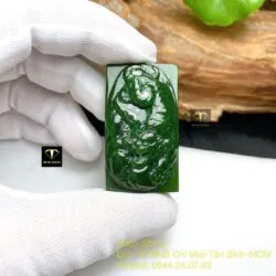 Mặt dây chuyền Hổ ngọc bích, kích thước 41mm - Hình ảnh 4