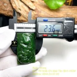 Mặt dây chuyền Hổ ngọc bích, kích thước 41mm - Hình ảnh 5