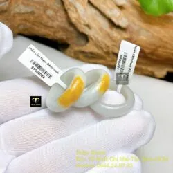 Nhẫn cẩm thạch điểm huyết 6 ly - Ảnh 2