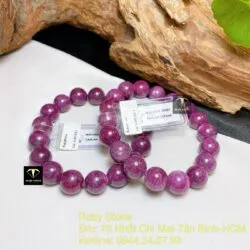 Vòng chuỗi Ruby Nam Phi 11,5 ly - Ảnh 2