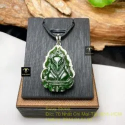 Hồ ly ngọc bích Canada xanh lý đậm bọc bạc