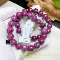 Vòng chuỗi Ruby Nam Phi 11,5 ly - Ảnh 5