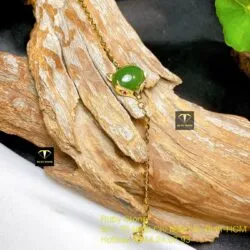 Lắc tay hồ ly ngọc bích Canada, vàng 18k - Ảnh 5